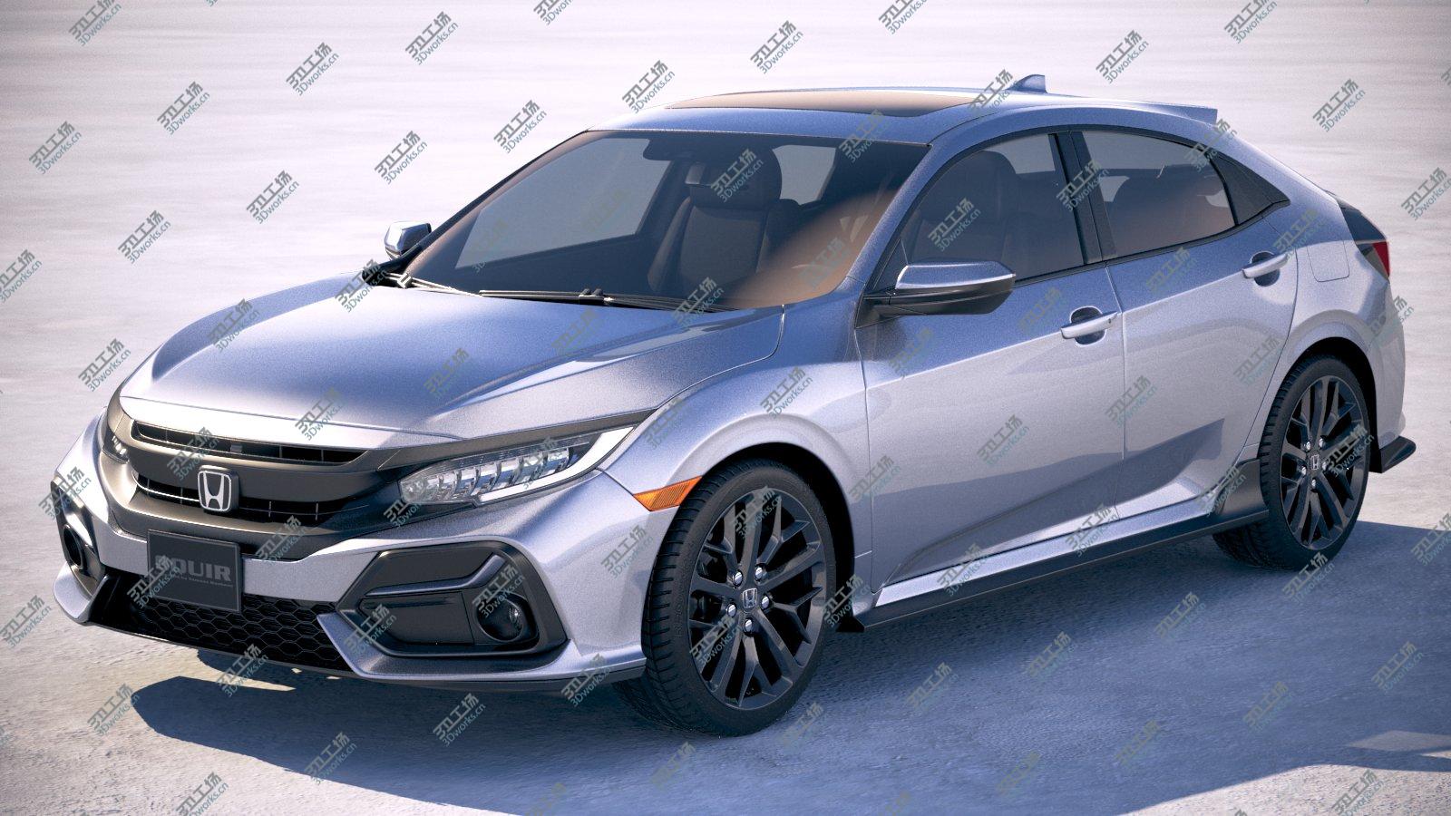 images/goods_img/2021040232/3D model Honda Civic Hatchback 2020/1.jpg